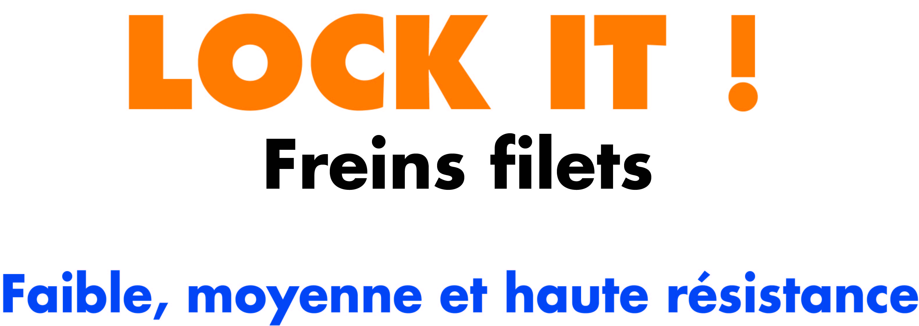 Freins filets, faible, moyenne, forte résistance pour assemblages filetés. Hautes résistance aux produits chimiques. Anticorrosion. Anti-oxydation.Anaerobies freins filets